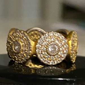 Frieda Rothman Pave Crystal Ring.